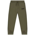 Boys Green Logo & Frog Joggers, 1, hi-res